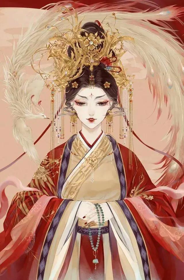 古风动漫女生头像&你携缓缓月色而来，而雪也好似温柔弥漫