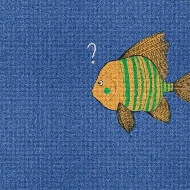 超治愈的蓝色背景情侣头像