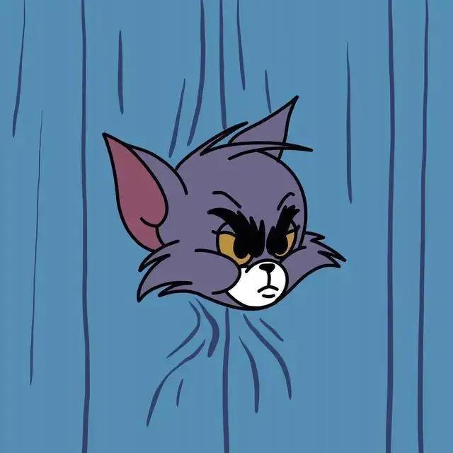 超治愈的蓝色背景情侣头像