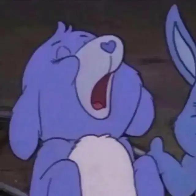 超治愈的蓝色背景情侣头像