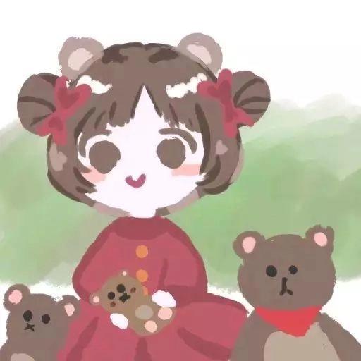 超可爱双人动漫闺蜜头像，超爱（凡尔赛文学大赛）