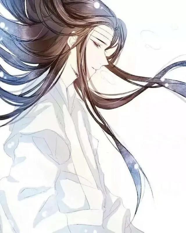 古风二次元男生动漫头像：白茶清欢无别事，我在等风也等你
