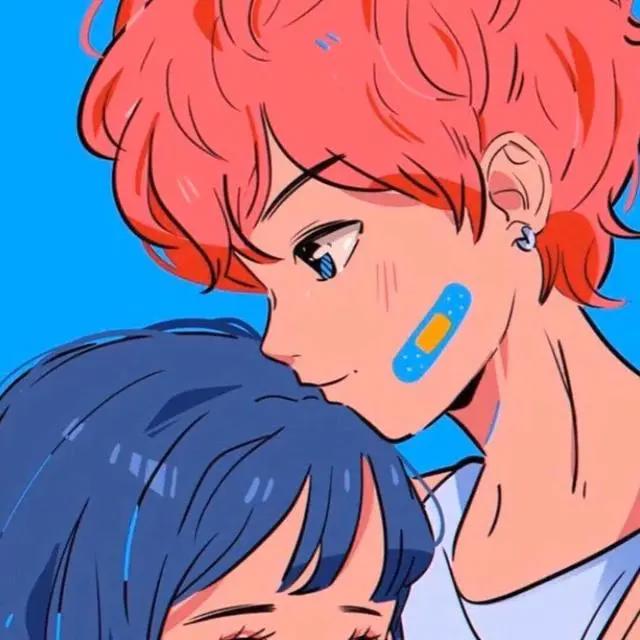 如果真爱有颜色蓝色高质量动漫头像第二弹