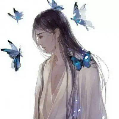 古风二次元动漫男主头像：青梅竹马各自为家，谁还记当年花前月下