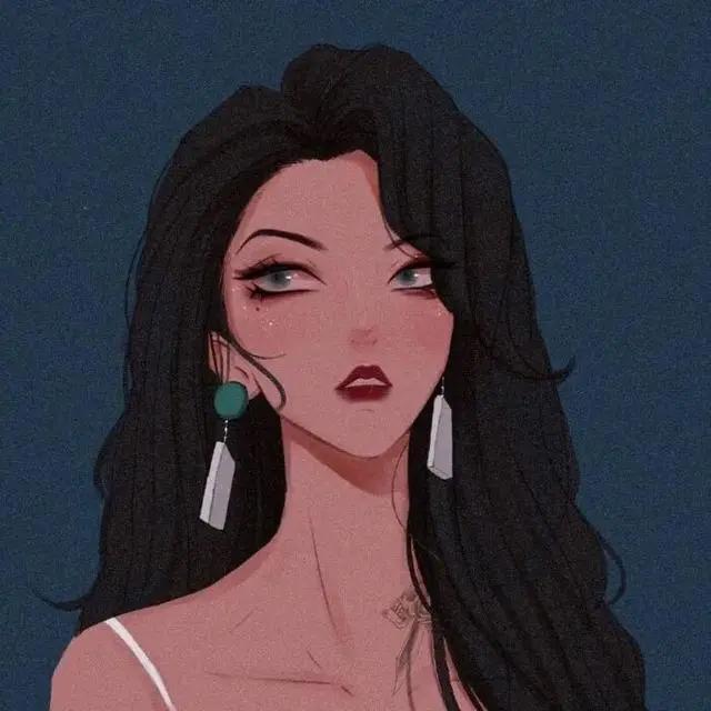 暗黑系动漫男女头像