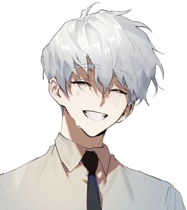 动漫男生头像：我爱你，希望你有机会把这句话还给我