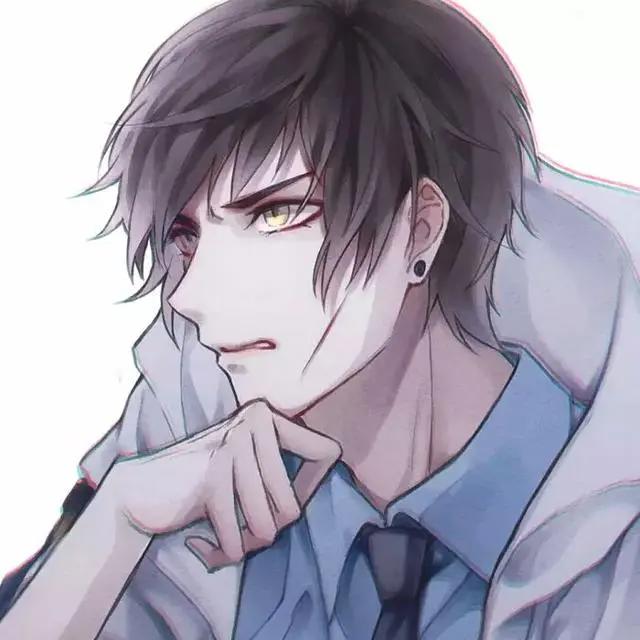 动漫男生头像：当我热情耗尽，你就是陌生人