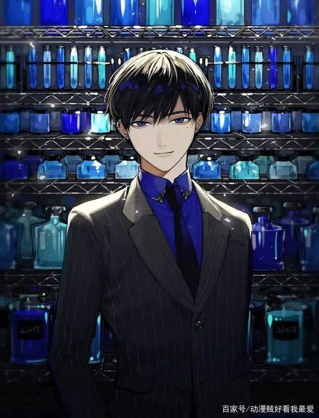 二次元美男子，穿上西装非常酷，都适合做头像！