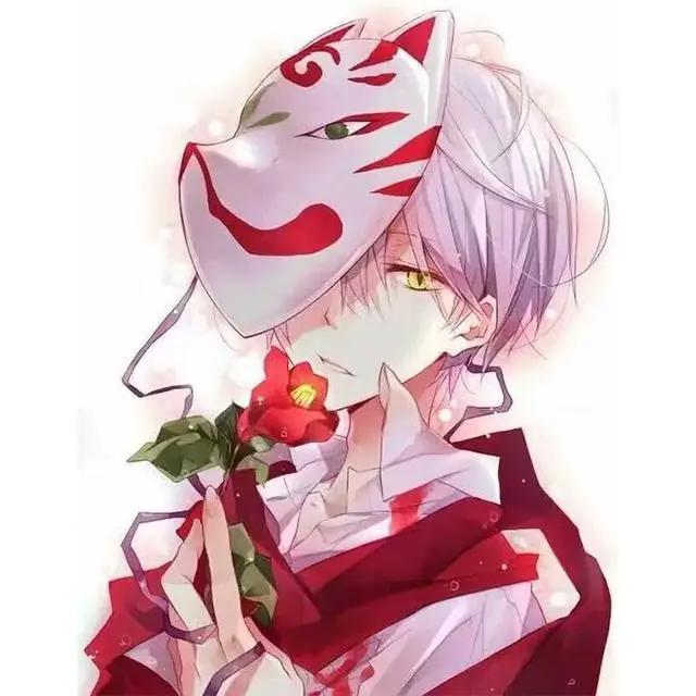 面具动漫男生头像