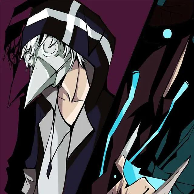 面具动漫男生头像