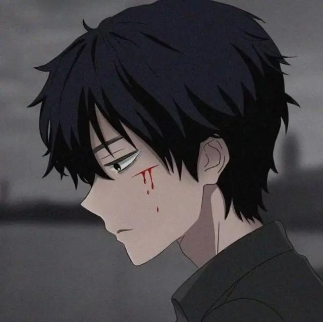 动漫男生头像｜月亮不会奔你而来但我会