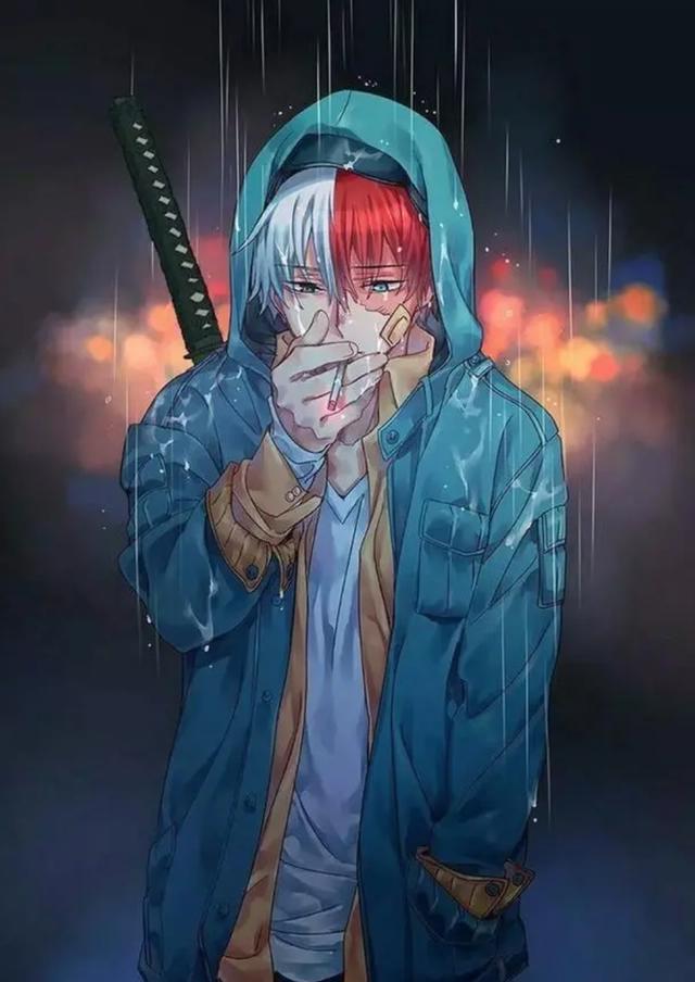 动漫男生头像:无论最后我们生疏成什么样子,曾经对你的好是真的