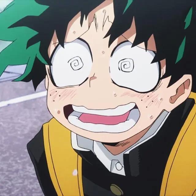 自截动漫男生头像，想要成为英雄的绿谷出久