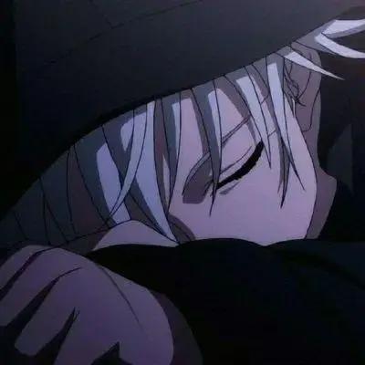 动漫丧系男生头像｜这么大了哭什么呢