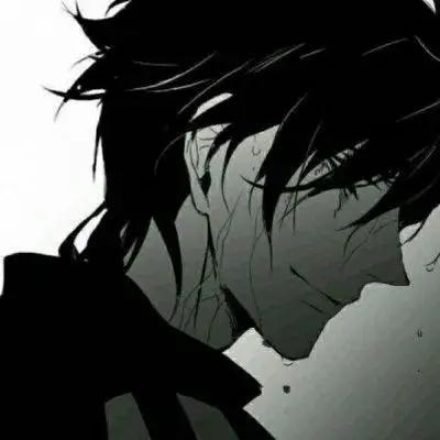 动漫丧系男生头像｜这么大了哭什么呢