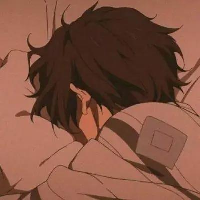 动漫丧系男生头像｜这么大了哭什么呢