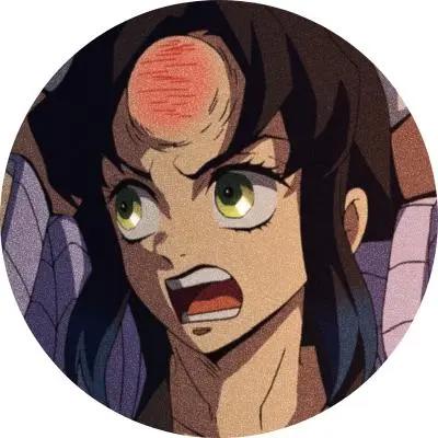 「第19期」动漫男头：鬼灭之刃嘴平伊之助头像