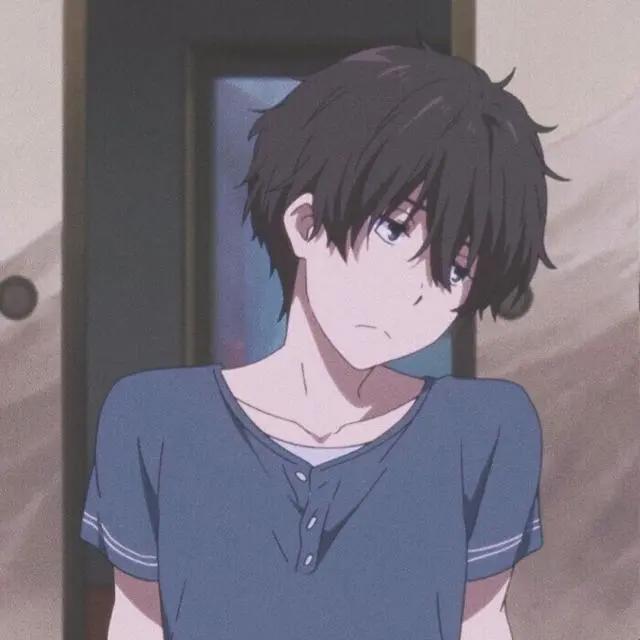 动漫男生头像丨四瓣叶子连成一串好运那是自然送予的礼物