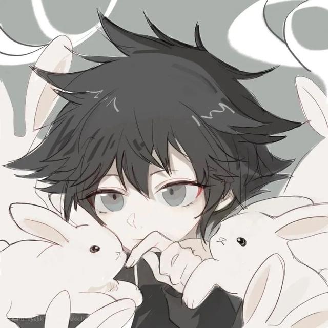 动漫男生头像｜日子渺小重复