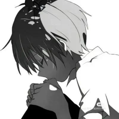 黑白动漫男头像，冷酷霸气，野王专用