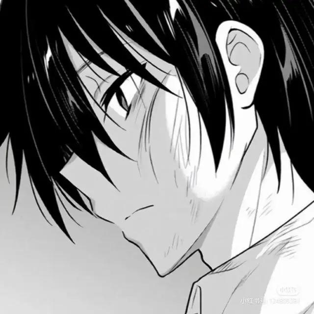 黑白动漫男头像，冷酷霸气，野王专用