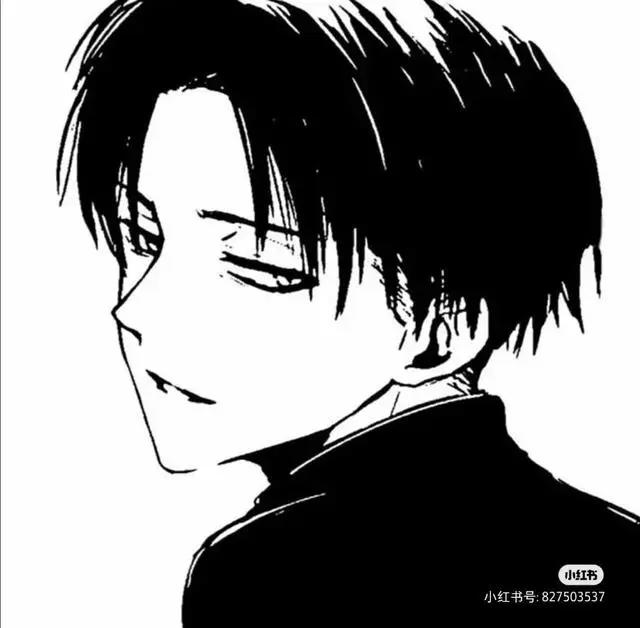 黑白动漫男头像，冷酷霸气，野王专用