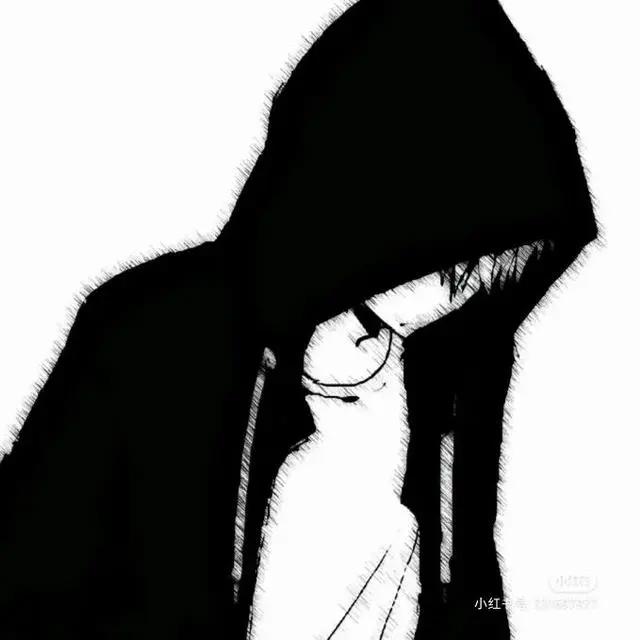 黑白动漫男头像，冷酷霸气，野王专用