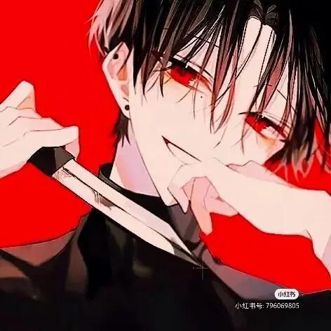 黑白动漫男头像，冷酷霸气，野王专用