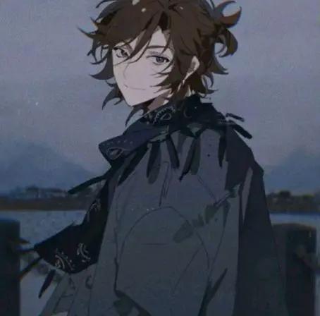 黑白动漫男头像，冷酷霸气，野王专用