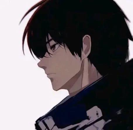 黑白动漫男头像，冷酷霸气，野王专用