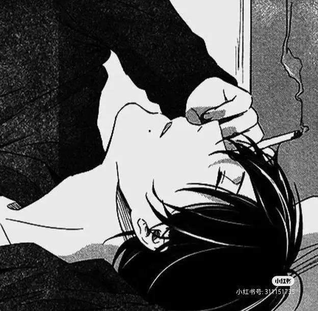 黑白动漫男头像，冷酷霸气，野王专用