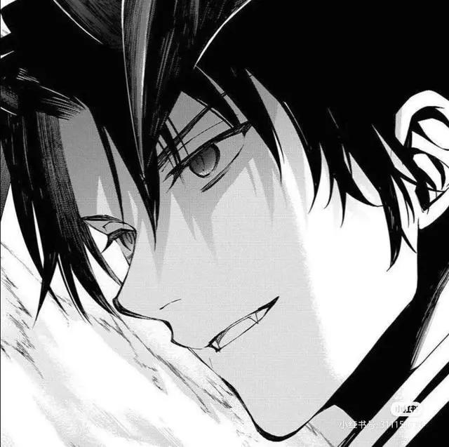 黑白动漫男头像，冷酷霸气，野王专用