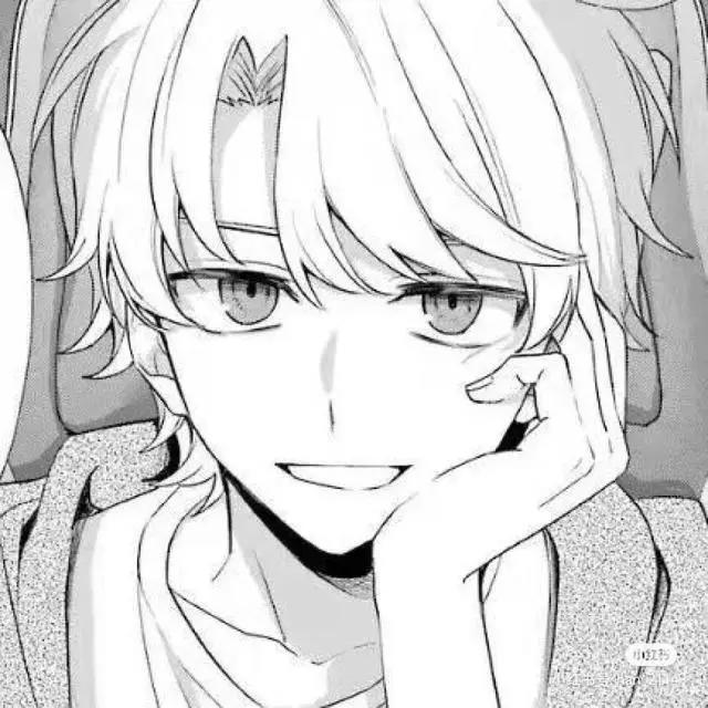 黑白动漫男头像，冷酷霸气，野王专用