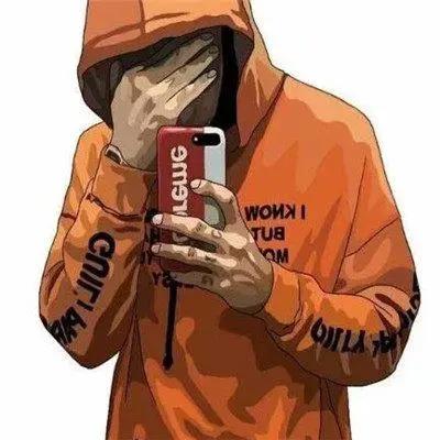 男生动漫头像冷酷帅气戴帽子，2018不露脸的男生头像动漫图片