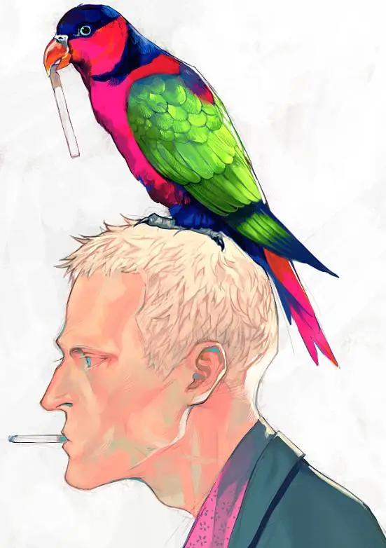 动漫头像：欧美系列，个性张扬的年轻男子！