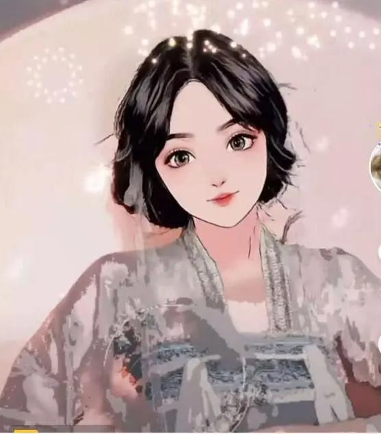 漫画风画像风靡全网，二次元彭十六超清纯，蔡萝莉却差强人意