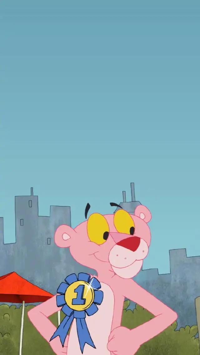 粉红豹壁纸，过分可爱了