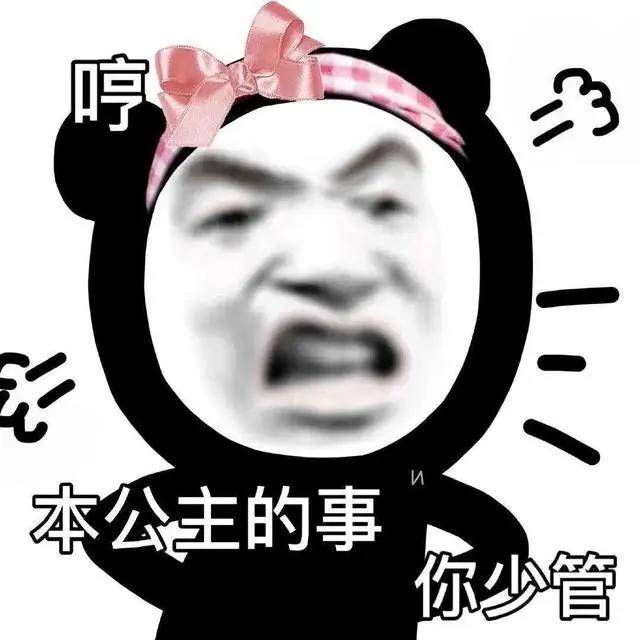 关于公主的沙雕搞笑表情包，我太爱了