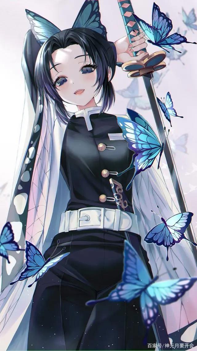 粉丝福利！蝴蝶忍高清手机壁纸32张（香奈乎和祢豆子）