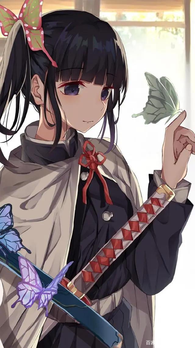 粉丝福利！蝴蝶忍高清手机壁纸32张（香奈乎和祢豆子）