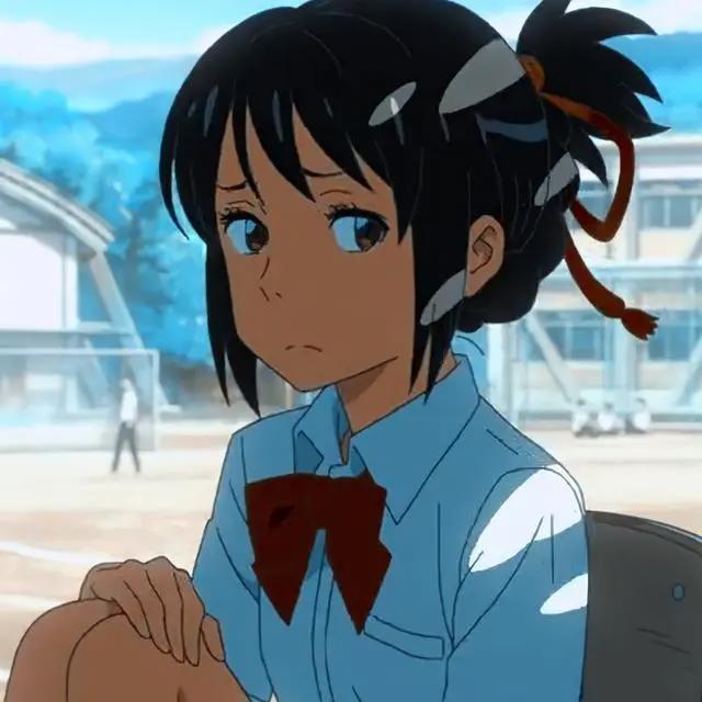 「第117期」动漫女头：你的名字宫水三叶无水印女生头像