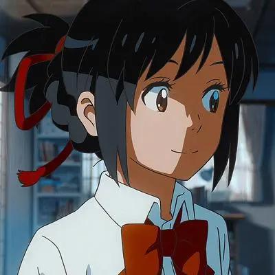 「第117期」动漫女头：你的名字宫水三叶无水印女生头像