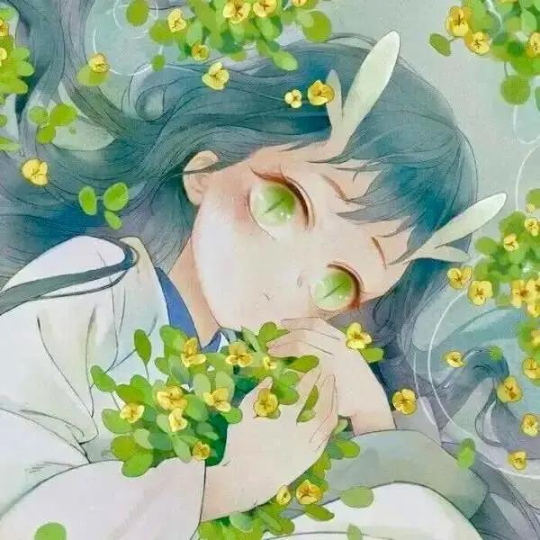 动漫女生头像，听闻远方有你，动身跋涉千里