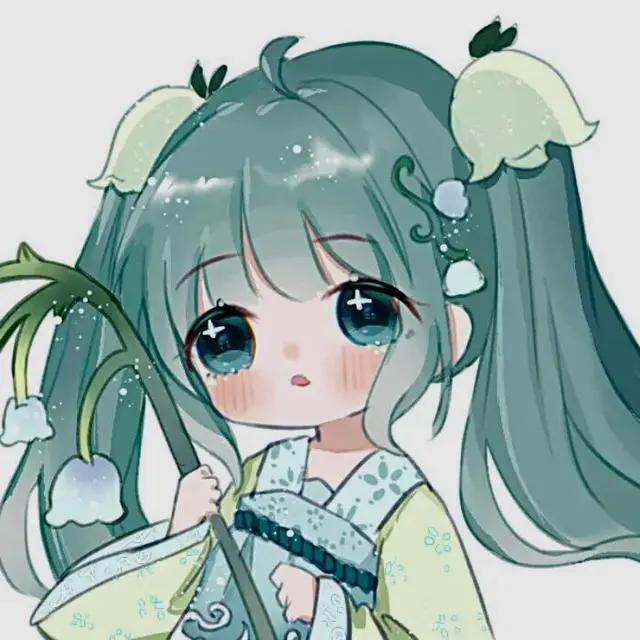 动漫女生头像，听闻远方有你，动身跋涉千里