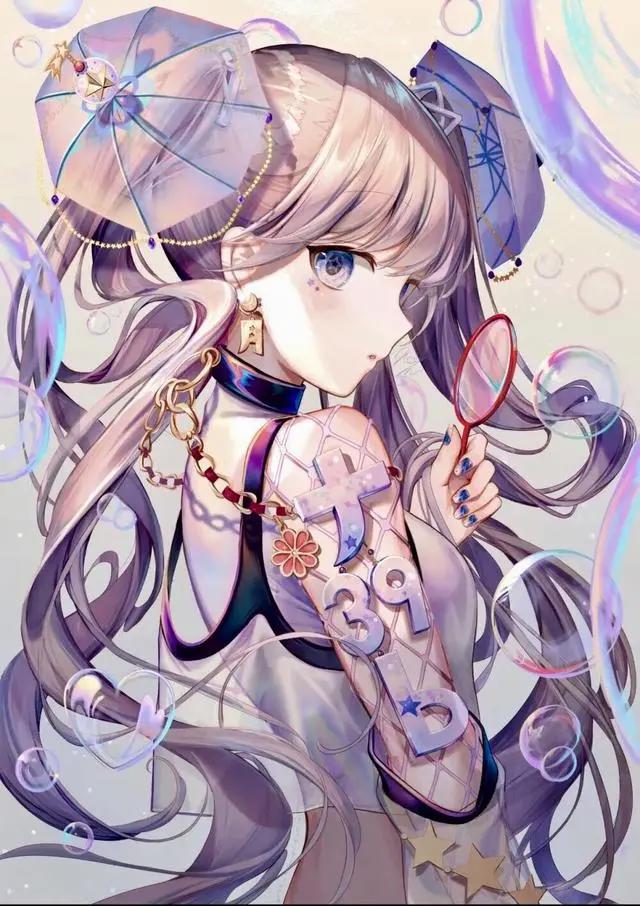 动漫女生头像，听闻远方有你，动身跋涉千里