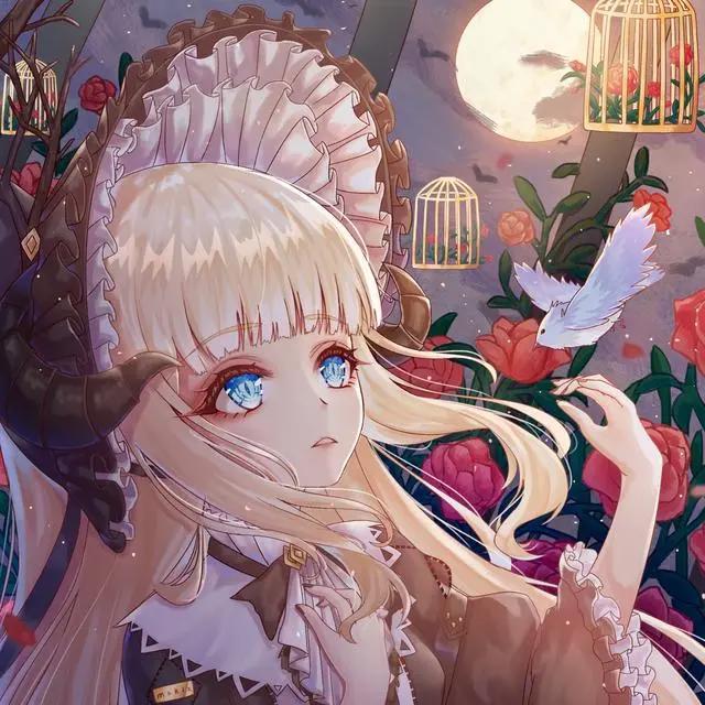 动漫女生头像，听闻远方有你，动身跋涉千里