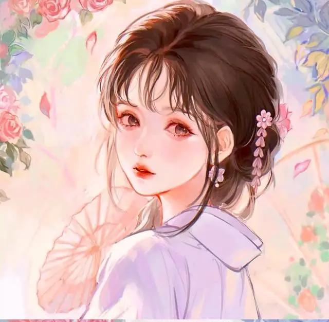 动漫女生头像，听闻远方有你，动身跋涉千里