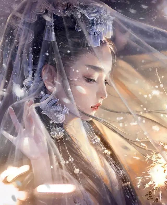 动漫女生头像，听闻远方有你，动身跋涉千里