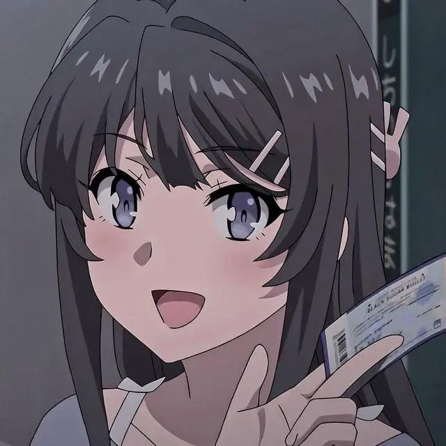 「第147期」动漫女头：樱岛麻衣无水印女生头像