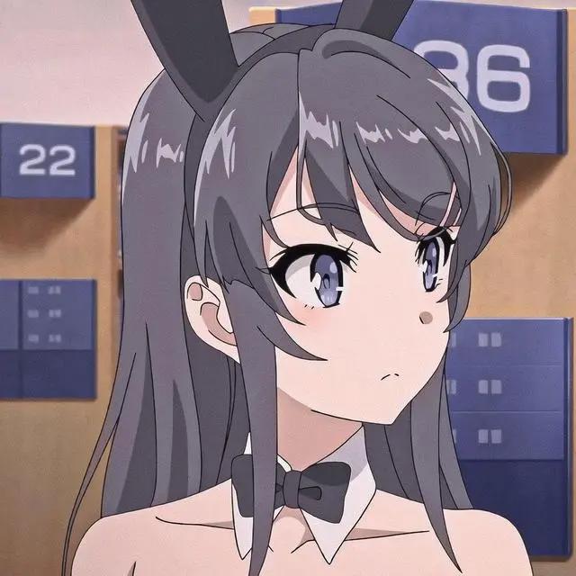 「第105期」动漫女头：樱岛麻衣无水印女生头像